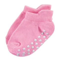 Touched By Nature Baby And Toddler Girl Organic Cotton Socks With Non-Skid Gripper For Fall Resistance, Pink Black 24 Touched By Nature Baby And Toddler Girl Organic Cotton Socks With Non-Skid Gripper For Fall Resistance, Pink Black -Baby GUEST a30df6c6 7eb7 498c b3da bbe47dfb13f0