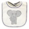 Touched By Nature Baby Organic Cotton Bibs 5pk, Elephant, One Size
