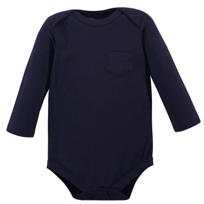 Touched By Nature Baby Boy Organic Cotton Long-Sleeve Bodysuits 5pk, Constellation 1 Touched By Nature Baby Boy Organic Cotton Long-Sleeve Bodysuits 5pk, Constellation