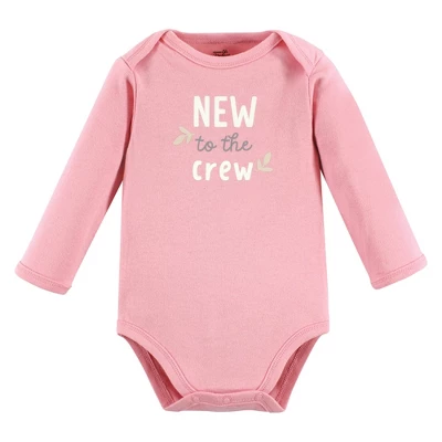 Touched By Nature Infant Girl Organic Cotton Long-Sleeve Bodysuits, Girl Safari 3 Touched By Nature Infant Girl Organic Cotton Long-Sleeve Bodysuits, Girl Safari - Image 3