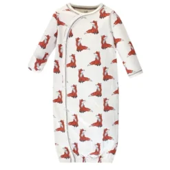 Touched By Nature Baby Boy Organic Cotton Side-Closure Snap Long-Sleeve Gowns 3pk -Baby GUEST ab0bf6fd c819 4282 9f6d 584de787a149