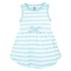 Touched By Nature Baby And Toddler Girl Organic Cotton Short-Sleeve And Long-Sleeve Dresses, Coral Reef -Baby GUEST ad5ac5ab 055f 4ca4 a540 9830c2eb6fa1