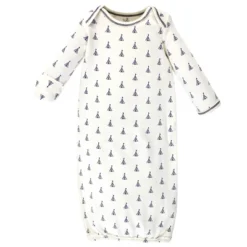 Touched By Nature Baby Organic Cotton Long-Sleeve Gowns 3pk, Prints, 0-6 Months -Baby GUEST afeac86c e298 42c8 9372 177190af7952
