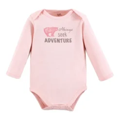 Touched By Nature Infant Girl Organic Cotton Long-Sleeve Bodysuits, Girl Woodland -Baby GUEST b0f5dc84 cb01 4c63 a80c d9f7b51d54a6