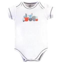 Touched By Nature Organic Cotton Bodysuits 5pk, Cactus -Baby GUEST b106e1c9 3ae6 4872 aaaa 23f193a2acb4