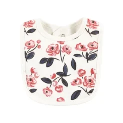 Touched By Nature Infant Girl Organic Cotton Bibs, Bubblegum Floral, One Size -Baby GUEST b2648a61 12d4 4088 9b94 01bcb8defa10