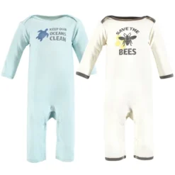Touched By Nature Organic Cotton Coveralls, Save The Bees -Baby GUEST b2becd97 aa76 4025 80dd 520a3c908658