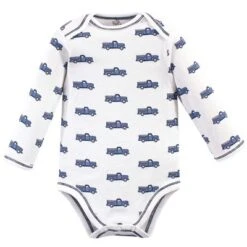 Touched By Nature Baby Boy Organic Cotton Long-Sleeve Bodysuits 5pk, Truck -Baby GUEST b4da933d fe11 4a4e 9ecf 11565e0ea51a