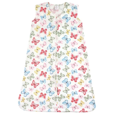 Touched By Nature Baby Girl Organic Cotton Sleeveless Wearable Sleeping Bag, Sack, Blanket, Butterflies 1 Touched By Nature Baby Girl Organic Cotton Sleeveless Wearable Sleeping Bag, Sack, Blanket, Butterflies
