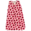 Touched By Nature Baby Girl Organic Cotton Sleeveless Wearable Sleeping Bag, Sack, Blanket, Poppy
