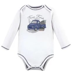 Touched By Nature Baby Boy Organic Cotton Long-Sleeve Bodysuits 5pk, Truck -Baby GUEST ba01dccb af3e 4383 92b8 ee7aff34c2bf