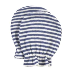 Touched By Nature Baby Boy Organic Cotton Scratch Mitten 10pk, Blue Elephant, One Size -Baby GUEST bab045ce 2321 4f31 9316 5c2c701cb5cb