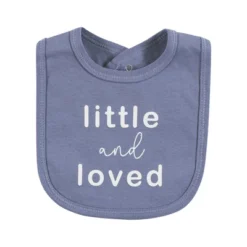 Touched By Nature Infant Boy Organic Cotton Bibs, Blue Peanut, One Size -Baby GUEST bbd85733 01eb 45fc 99a9 8468b6da0717