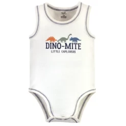 Touched By Nature Baby Boy Organic Cotton Bodysuits 5pk, Bold Dinosaurs -Baby GUEST c06c2a0e e028 4e59 ac31 0ee9e6f7da1b