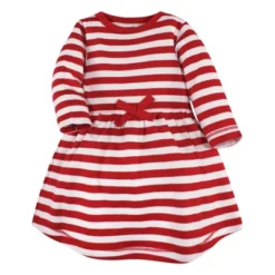Touched By Nature Infant And Toddler Girl Organic Cotton Long-Sleeve Dresses, Christmas Cookies -Baby GUEST c2d17bf3 d425 46a6 ad81 bd4f1cef440e