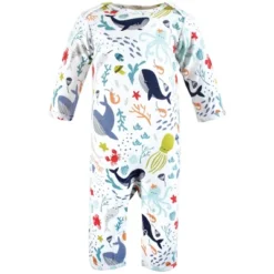 Touched By Nature Organic Cotton Coveralls, Ocean -Baby GUEST c3be22d0 92db 434a 9908 f1768d1f1d3e