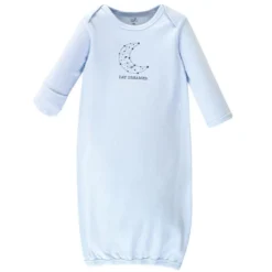 Touched By Nature Infant Boy Organic Cotton Gowns, Constellation, Preemie/Newborn