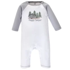 Touched By Nature Baby Boy Organic Cotton Coveralls 3pk, Happy Camper -Baby GUEST ccc0c93b 2d4b 4475 8bce b2143f0e6903