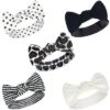 Touched By Nature Baby Girl Organic Cotton Headbands 5pk, Heart, 0-24 Months