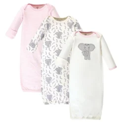 Touched By Nature Baby Girl Organic Cotton Long-Sleeve Gowns 3pk, Girl Elephant 7 Touched By Nature Baby Girl Organic Cotton Long-Sleeve Gowns 3pk, Girl Elephant -Baby GUEST d13749cc 5104 4ed9 a517 e280a4a84b07