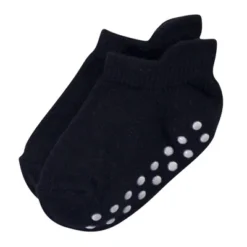 Touched By Nature Baby And Toddler Boy Organic Cotton Socks With Non-Skid Gripper For Fall Resistance, Blue Black -Baby GUEST d3548fc2 3b98 4107 9cd2 b3307238ad61