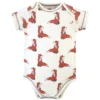 Touched By Nature Baby Boy Organic Cotton Bodysuits 5pk, Boho Fox