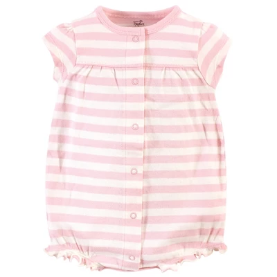 Touched By Nature Baby Girl Organic Cotton Rompers 3pk, Butterflies 1 Touched By Nature Baby Girl Organic Cotton Rompers 3pk, Butterflies