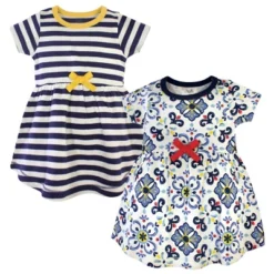 Touched By Nature Baby And Toddler Girl Organic Cotton Short-Sleeve Dresses 2pk, Pottery Tile 5 Touched By Nature Baby And Toddler Girl Organic Cotton Short-Sleeve Dresses 2pk, Pottery Tile -Baby GUEST d65b6b92 8adc 4c22 bd7d 89089783cf67