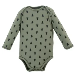 Touched By Nature Baby Boy Organic Cotton Long-Sleeve Bodysuits 5pk, Happy Camper -Baby GUEST d7aa799f 889e 4900 910f 483aca561823