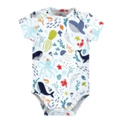 Touched By Nature Organic Cotton Bodysuits, Sea Critters -Baby GUEST ddacbeb9 c2fc 42a3 90ea 4696e5918c0b