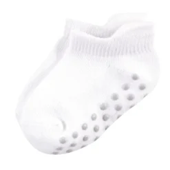 Touched By Nature Baby And Toddler Girl Organic Cotton Socks With Non-Skid Gripper For Fall Resistance, Solid Pink Coral -Baby GUEST de7c6623 d343 4a8e bd6b 962b6a78f1fd