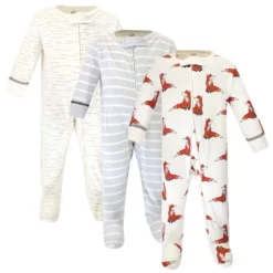 Touched By Nature Baby Boy Organic Cotton Zipper Sleep And Play 3pk, Boho Fox -Baby GUEST dfebbe1f 031e 4a28 99bc 55a5a7ea1716