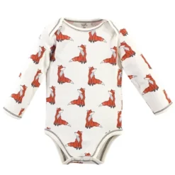 Touched By Nature Baby Boy Organic Cotton Long-Sleeve Bodysuits 5pk, Boho Fox -Baby GUEST e0ac7f62 e106 42c7 8002 35391be63c12