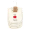 Touched By Nature Baby Organic Cotton Bibs 5pk, Tomatoes, One Size