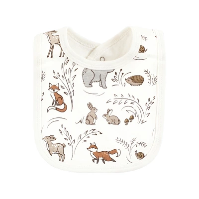 Touched By Nature Unisex Baby Organic Cotton Bibs, Dreamy Woodland, One Size 4 Touched By Nature Unisex Baby Organic Cotton Bibs, Dreamy Woodland, One Size - Image 4