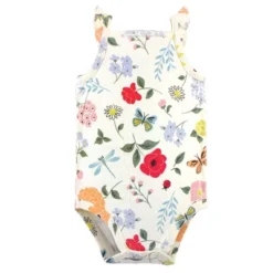 Touched By Nature Baby Girl Organic Cotton Bodysuits 5pk, Flutter Garden -Baby GUEST e482846d 79d6 4019 9a99 67e36142a000