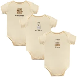 Touched By Nature Organic Cotton Bodysuits 3pk, Oven -Baby GUEST e54e7495 2b85 412e 8361 5ea31fdacad2