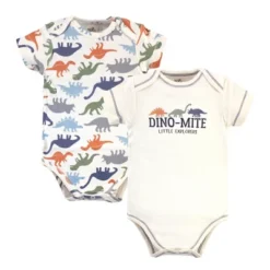 Touched By Nature Baby Boy Organic Cotton Layette Set And Giftset, Bold Dinosaurs, 0-6 Months