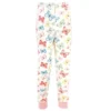 Touched By Nature Baby Girl Organic Cotton Tight-Fit Pajama Set, Butterflies
