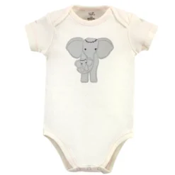 Touched By Nature Baby Girl Organic Cotton Bodysuits 5pk, Girl Elephant -Baby GUEST f07049b2 c15d 4ec3 b458 3273dddf5b3d
