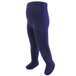 Touched By Nature Baby Girl Organic Cotton Tights, Cream Pink