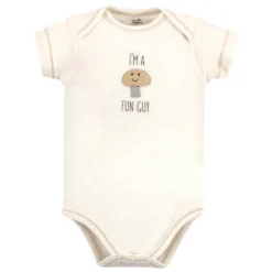 Touched By Nature Organic Cotton Bodysuits 5pk, Mushroom -Baby GUEST f5dbcba5 b882 4f86 b6c7 90331e481c56