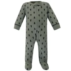 Touched By Nature Baby Boy Organic Cotton Zipper Sleep And Play 3pk, Happy Camper -Baby GUEST f668a2e2 997d 4172 b468 f5a48f37d108