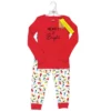 Touched By Nature Baby, Toddler And Kids Unisex Holiday Pajamas, Kids Merry And Bright