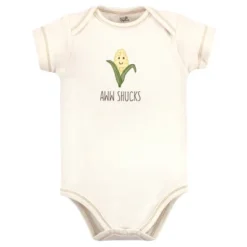 Touched By Nature Organic Cotton Bodysuits 5pk, Corn 10 Touched By Nature Organic Cotton Bodysuits 5pk, Corn -Baby GUEST faa303d1 6756 43c8 b194 e55b8b21be7b