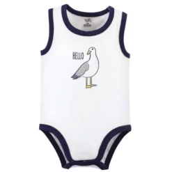 Touched By Nature Baby Boy Organic Cotton Bodysuits 5pk, Seagull -Baby GUEST faf18191 13a9 4bba b9d1 401ed9401b9b