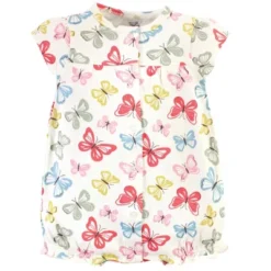 Touched By Nature Baby Girl Organic Cotton Rompers 3pk, Butterflies 6 Touched By Nature Baby Girl Organic Cotton Rompers 3pk, Butterflies -Baby GUEST fc730ada 329d 4d00 965e c78f459c98ce